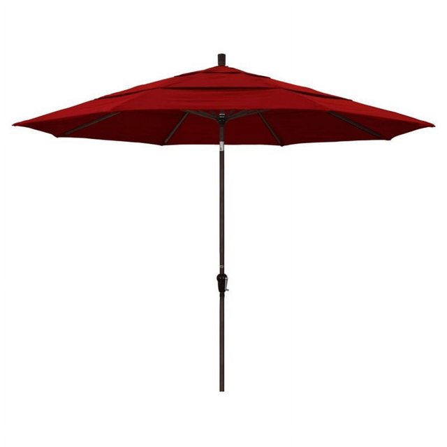 California Umbrella 11' Patio Umbrella in Red
