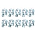 thumbnail image 1 of Unique Bargains 10Pack Mini Fuel Line Pipe Hose Clamp Clip, Adjustable 16-18mm, Zinc Plated, 1 of 5