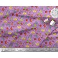 thumbnail image 3 of Soimoi Cotton Duck Fabric Mix Fruits Print Fabric by The Yard 56 Inch Wide, 3 of 3