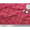 thumbnail image 3 of Soimoi Modal Satin Fabric Filigree Damask Print Sewing Fabric Yard 42 Inch Wide, 3 of 3