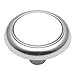 thumbnail image 3 of Hickory Hardware P710-CH Bouton de Cabinet Chrome Éclipse 1.25 Po, 3 of 3