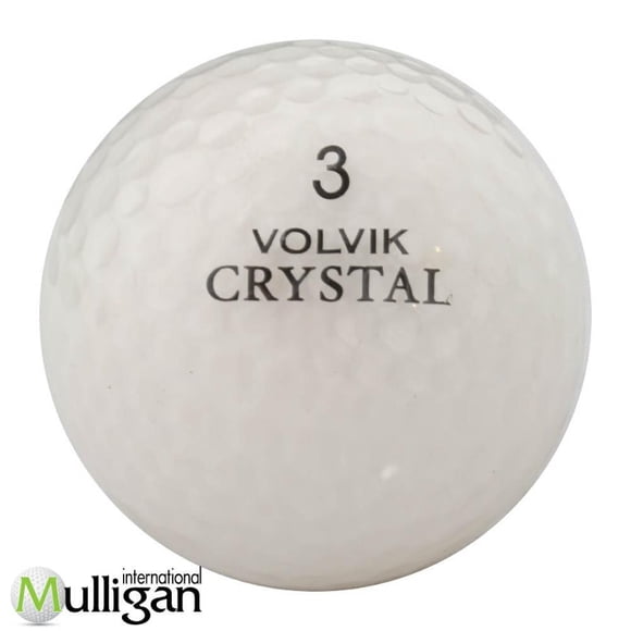 Mulligan - 60 Volvik Crystal 1st Generation 5A/4A Recycled Used Golf Balls, Mix