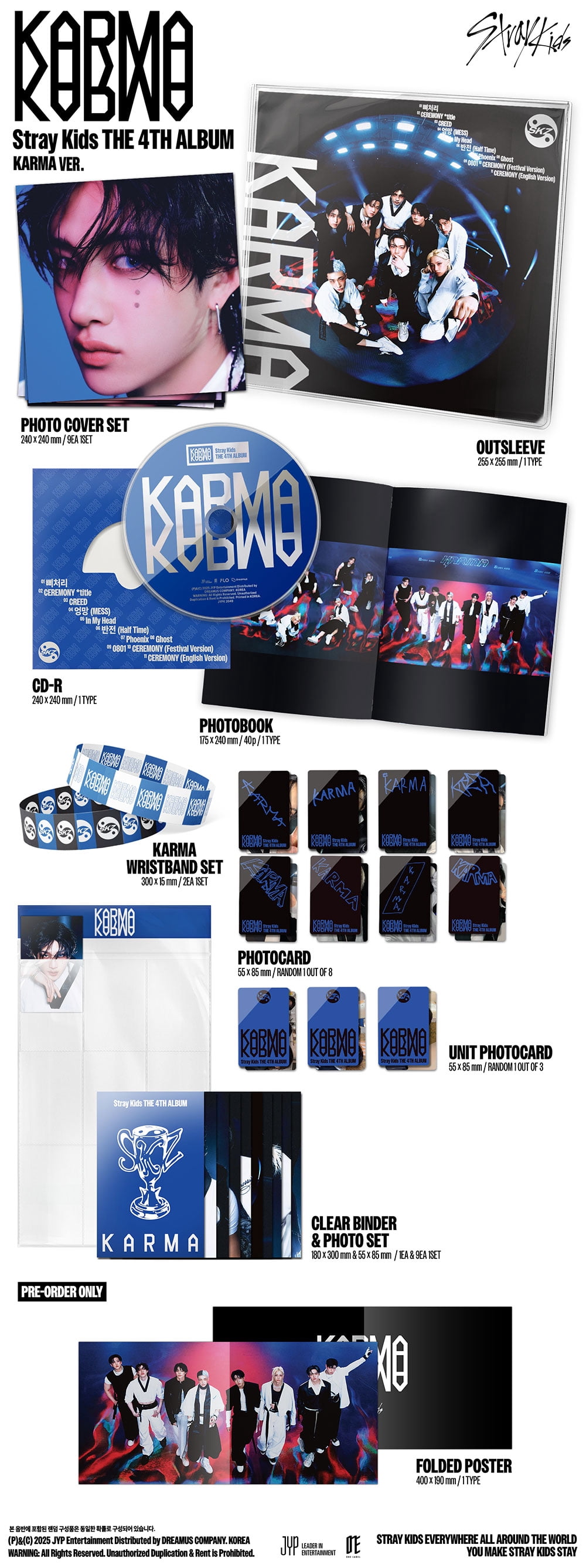 STRAY KIDS - [KARMA] 4th Album ACCORDION SEUNGMIN Version - Walmart.ca