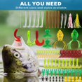 thumbnail image 4 of HLONK Gear Tackle Box Attractants Fishing Lures for Bass Trout  302 Count, 4 of 7