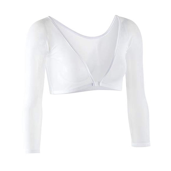 2025 Plus Size Tops Women Both Side Wear Womens Long Sleeve Tops and Blouses Sheer Plus Size Seamless Womens Tops and Blouses Arm Shaper Crop Top Women Tops and Blouses Long