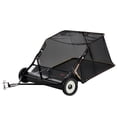 thumbnail image 1 of VEVOR Tow-Behind Lawn Sweeper 42-inch 12 cu ft Leaf Collector with Adjustable Height, 1 of 9