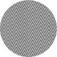 thumbnail image 1 of Ahgly Company Tapis de Zone Rond d'Intérieur Lavable à la Machine, Style Transitionnel, Gris Argenté, 6 Pieds Rond, 1 of 7