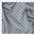 thumbnail image 4 of Soimoi Moss Georgette Fabric Diagonal Check Print Fabric by The Yard 42 Inch Wide, 4 of 5