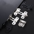 thumbnail image 1 of VONKY 2pack/lot Sleek And Secure Bedroom Latch Stainless Steel Lock Fixed With Movable Bolts Right angled large, 1 of 6