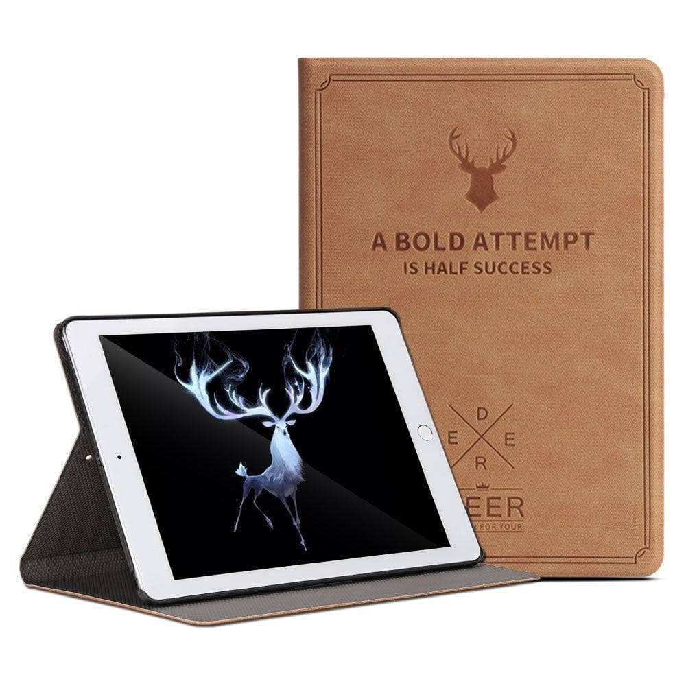 DuraSafe Cases iPad Mini 4th Gen 2015 7.9 Inch [ Mini 4 ] MK8A2LL/A MK882LL/A MK8C2LL/A MK862LL/A MK892LL/A MK872LL/A Smart Slim Auto Sleep Wake Function with Viewing Angle Stand Flip Cover - Camel