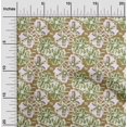 thumbnail image 2 of oneOone Georgette Viscose Tawny Brown Fabric Abstract Craft Projects Decor Fabric Printed By The Yard 42 Inch Wide, 2 of 5