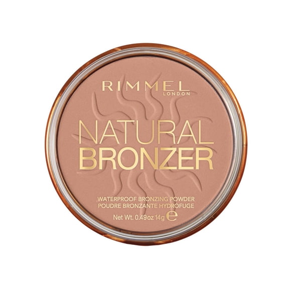 Rimmel Natural Bronzer, Waterproof, Sunkissed Finish, Blends Effortlessly, Up to 10H Wear, 100% Cruelty-Free