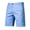 Light blue, variant on cllios Mens Khaki Shorts Slim Fit Straight Chino Short Pants Elastic Waisted Work Shorts with Button Zipper Summer Solid Loose Short