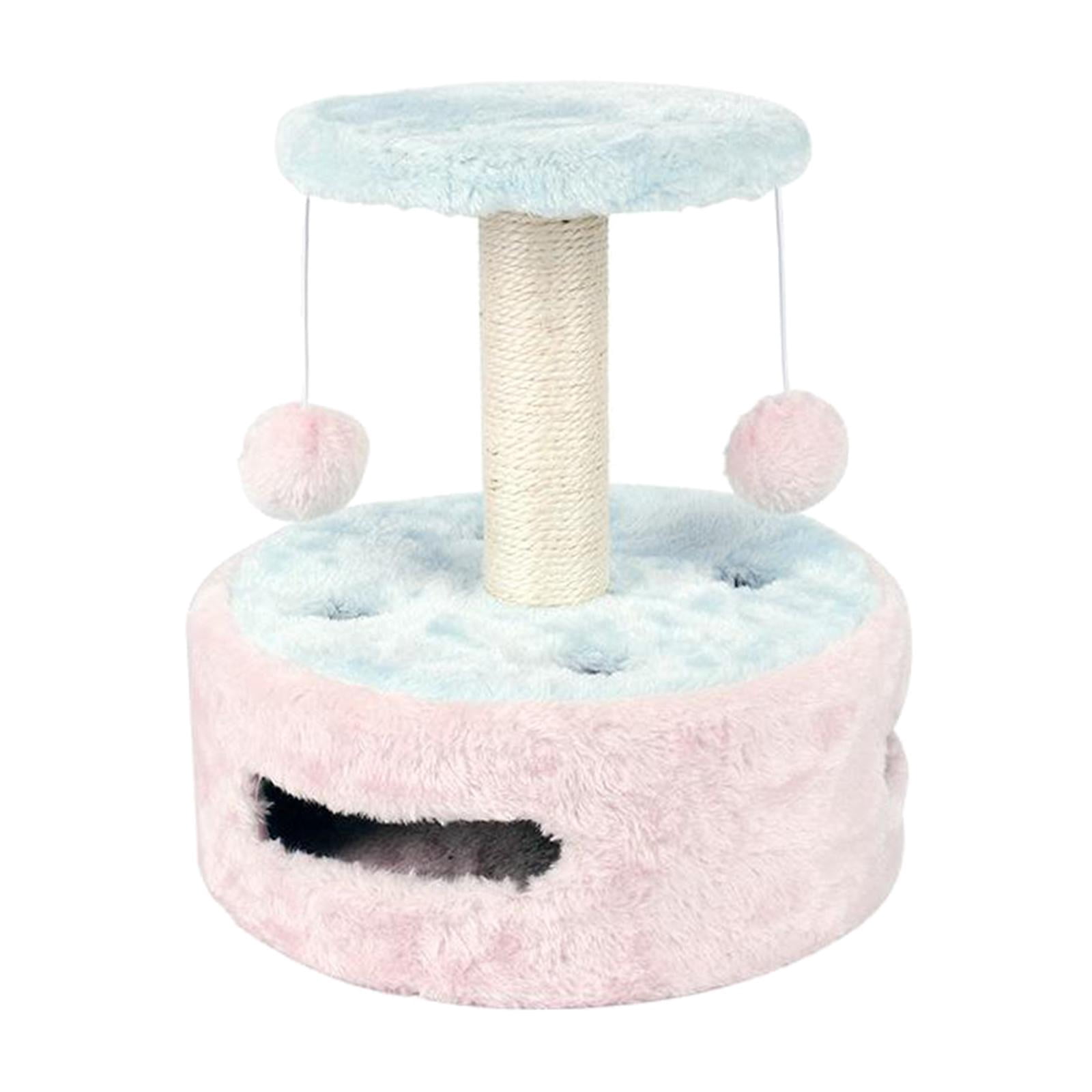 Esquirla Cozy Cat Tree Exercise Scratching Post Frame Interactive Play with Toy