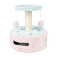 thumbnail image 1 of Esquirla Cozy Cat Tree Exercise Scratching Post Frame Interactive Play with Toy, 1 of 8