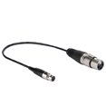 thumbnail image 1 of Copper XLR Cable Cord, Mini XLR 3Pin To XLR, Female To Female For SLR Camera, 1 of 8
