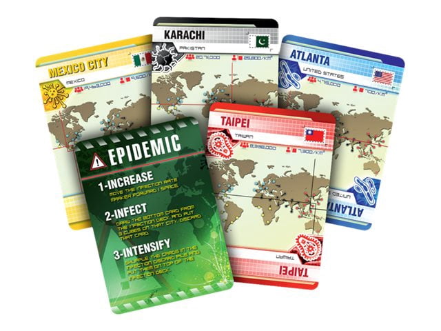 Jeu de cartes et de plateau Indie de Pandemic pour adultes
