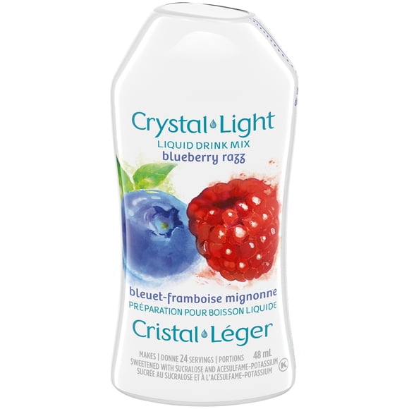 Crystal Light Blueberry Razz Liquid Drink Mix, 48 ml Bottle