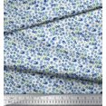 thumbnail image 3 of Soimoi Polyester Crepe Fabric Flower Watercolor Printed Fabric 1 Yard 42 Inch Wide, 3 of 3