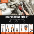 thumbnail image 2 of VEVOR Tool Kit 216 Piece General Household Hand Tool Set with Portable Tool Case, 2 of 9