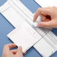 thumbnail image 1 of YIMWNYI Bidirectional Paper Cutter A4 Paper Cutter Handheld Cutting Tool, Efficient Office Paper Trimmer, Versatile Crafting Accessory, Reliable Manual Cutting Machine, Ideal for Crafters, 1 of 6