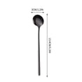 thumbnail image 3 of Lisbinx 304 Stainless Steel Coffee Stirring Spoon - Small Round Stirrer for Coffee, Tea & Cocktails - Rustproof & Dishwasher Safe - Elegant Modern Designs - 1 Piece, 3 of 6