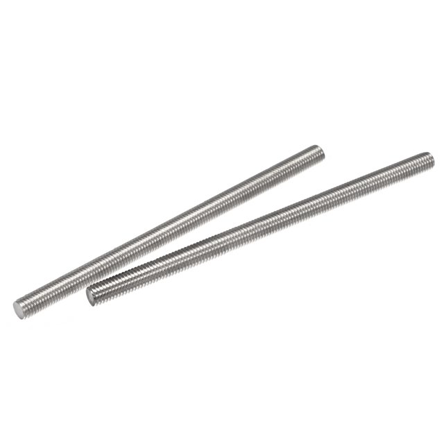 Unique Bargains M8 x 150mm Tige Entièrement Filetée en Acier Inoxydable 304 Filets Main Droite Lot de 2