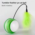 thumbnail image 2 of ruzhgo Automatique Chat Roulant Jouet Électrique Tambour Alimenté Multifonctions Chat Teaser Tournant Musique LED Lumière Coffre-Fort Automatique Interactif Chat Jouet pour Chat Animal de Compagnie Maison Extérieur N ° 1, 2 of 6
