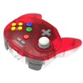 thumbnail image 2 of Clear Red V2 Tribute 64 N64/NSWitch/USB Wireless Controller, 2 of 6