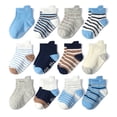 thumbnail image 2 of dmqupv Girls Ruffle Socks 12PC Children Socks Comfortable Soft Fashion Cute Cartoon Children Floor Socks G,Size for 1-3 Years, 2 of 3