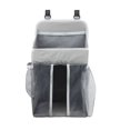thumbnail image 1 of Sac de Rangement pour Lit de Bébé Sac Suspendu pour Lit de Bébé Sac de Rangement pour Couches Sac pour Couches de Berceau (Gris), 1 of 8