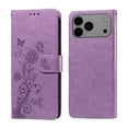 thumbnail image 1 of Flip Case for iPhone 17 Pro Max cardslots Flower leather Flip, 1 of 5
