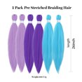 thumbnail image 4 of Amdohai Jumbo Braid Hair 26inch Synthetic Fiber Hair Extensions Crochet Braiding Gradient Color Braids Hair Styling Tools, 4 of 7