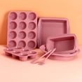 thumbnail image 5 of All-in-One Silicone Bakeware Set, 7-Piece Non-Stick Kit for Cake, Muffin & Bread, Easy to Clean, 5 of 5
