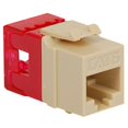 thumbnail image 1 of ICC IC1078F6IV Cat 6 High Density Modular Connector, Ivory, 1 of 1