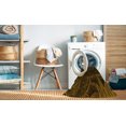 thumbnail image 2 of Ahgly Tapis d'Intérieur Lavable en Machine Carré Transitionnel Brun Bronze Foncé, 4 Pieds Carré, 2 of 7