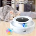 thumbnail image 3 of Agiferg Electric Cat Toy Pet Tower Turntable Crazy Cat Turntable Smart Funny Cat Stick, 3 of 9