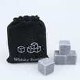 thumbnail image 5 of Whiskey Stones Gift Set,Whiskey Gift Set Whiskey Stones Gift Set of 4 Unique Chilling Stones with Velvet Pouch-Reusable Coffee Gift Set,Coffee Gift Sets, 5 of 5