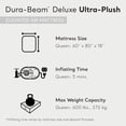 thumbnail image 2 of Intex Dura-Beam Deluxe Queen Adult Air Mattress with Built-In Pump and Headboard, 2 of 8