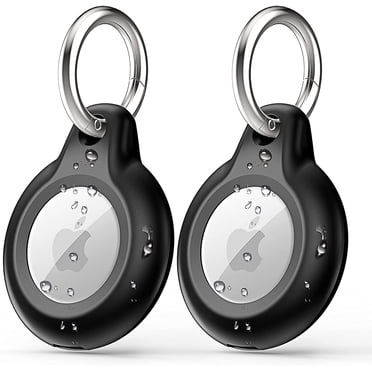 2 Pcs Porte-Clés Compatible avec Support pour Air Tag, Housse de Protection pour Air Tag Imperméable et Antichoc