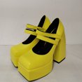 thumbnail image 4 of LSLJS Chaussures à Talon Épais Platform à Bout Escarpé pour Femmes, Aguichant, Banquet, Super High Heel, 4 of 7