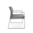 thumbnail image 4 of Causeuse de Réception Salle d'Attente Soins de Santé / Acier Argenté / Gris, 4 of 5