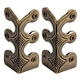 thumbnail image 2 of Protecteurs d'Angle pour Meubles, Lot de 2, Plinthe en Laiton Vintage et Housses de Protection pour Coins de Mur, Hauteur 1,5 Po, 2 of 9