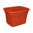 thumbnail image 1 of Sterilite Orange 68L Tote, 1 of 5