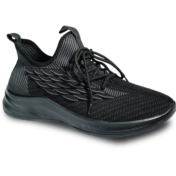 vangelo Professional Slip Resistant Men Lace Up Work Sneaker Shoe for Food Service Health Care Waiter Nurse JIMMY-5 Black Men Size 10.5M