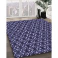 thumbnail image 3 of Ahgly Company Tapis d'Intérieur Lavables à la Machine pour Rectangle de Transition Bleu Moyen, 6' x 9', 3 of 7
