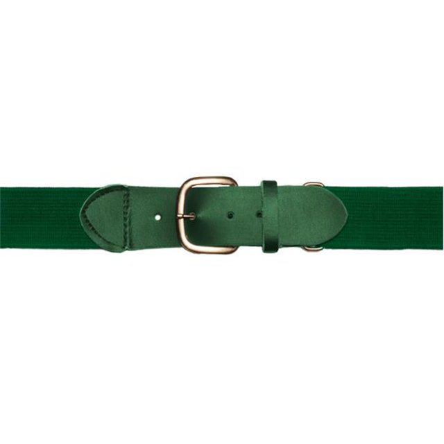 Youth Baseball & Softball Uniform Belt, Dark Green