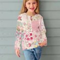 thumbnail image 4 of QIPOPIQ Chandail à Col Rond pour Filles, Molleton Doux de Poids Moyen à Enfiler pour Filles Taille 3-14 Ans Vêtements pour Enfants Liquidation, 4 of 6
