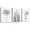 3 Panels Green Plants Paintings, variant on farmhouse Wall Art painting for dining room bathroom Abstract Canvas art family Wall decor for Bedroom kitchen Wall Decoration Living Room decor art Green Leaf pictures Artwork for home walls 3 piece