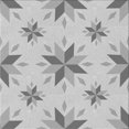 thumbnail image 1 of Ahgly Tapis d'Intérieur Lavable en Machine Carré Transitionnel Gris Canon, 6 Pieds Carré, 1 of 7